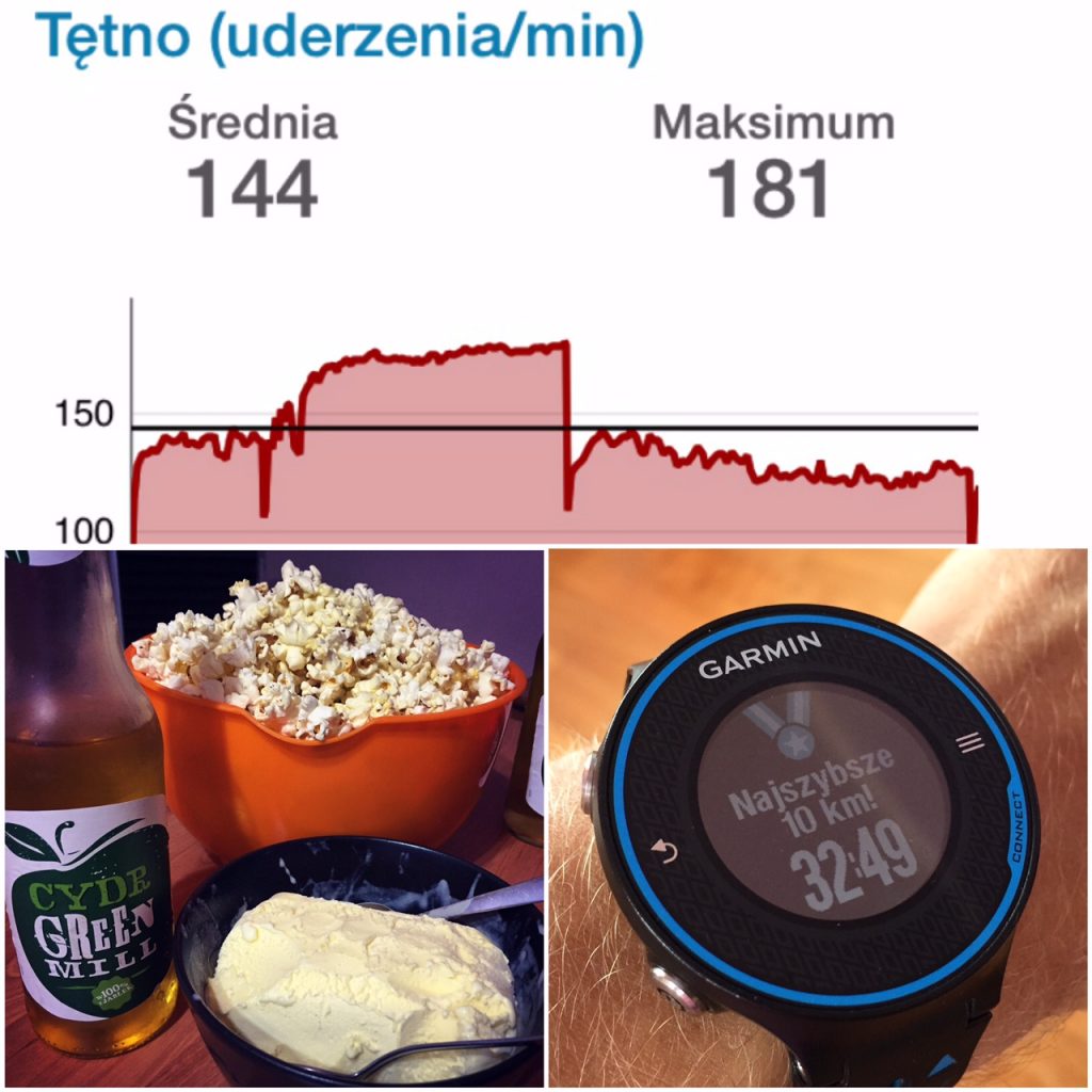 Po dobrej kolacji dobry treing