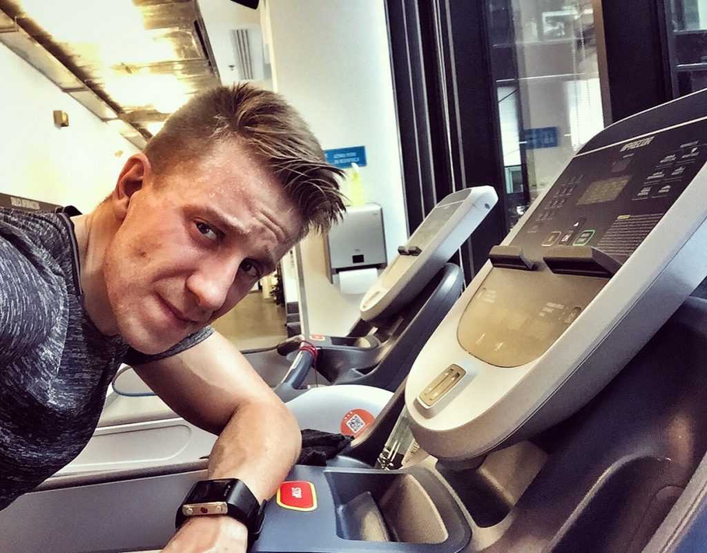 Ten trening naprawdę dużo mnie kosztował...